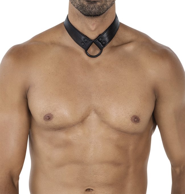 Collier et C-Ring H4rn Body Noir