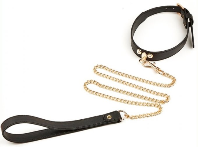 Collier-Laisse Master Me Noir