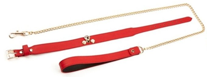 Collier-Laisse Master Me Rouge