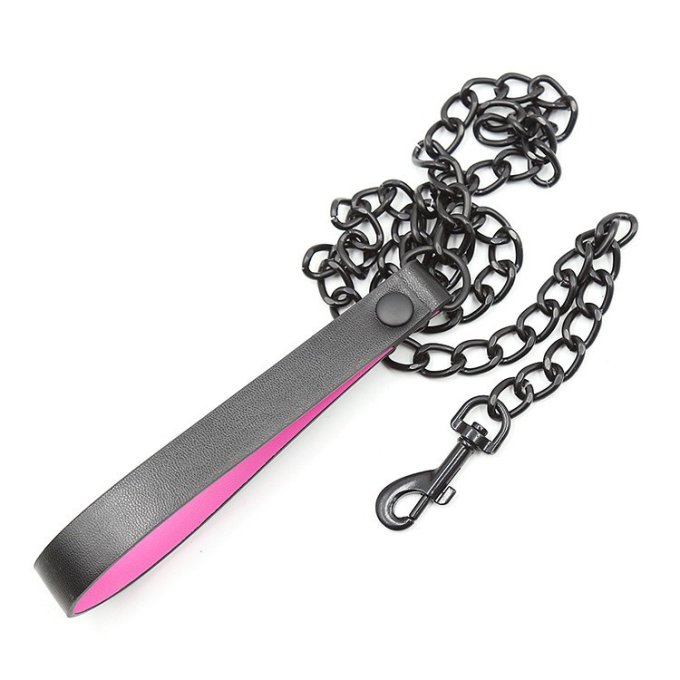 Collier Laisse Rose