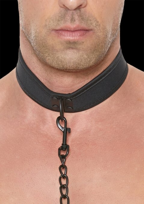 Collier Néoprène Ouch Puppy Noir