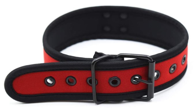 Collier PUPPY Néoprène Rouge