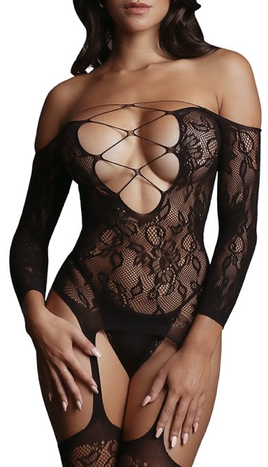 Combi sexy Criss Cross Deep Noir