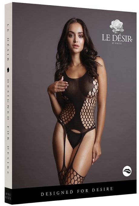 Combi sexy Fence Net Noir