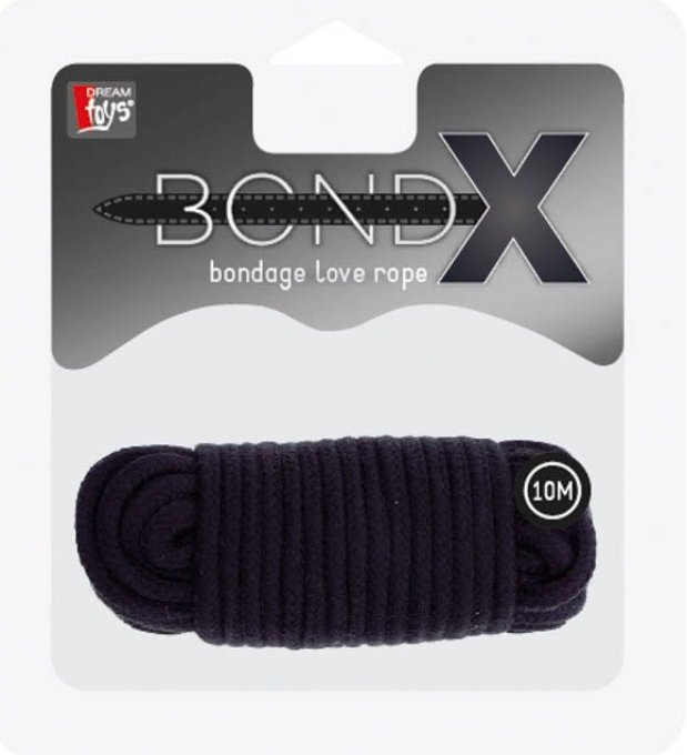 Corde Bondage Fine 10 m Noir