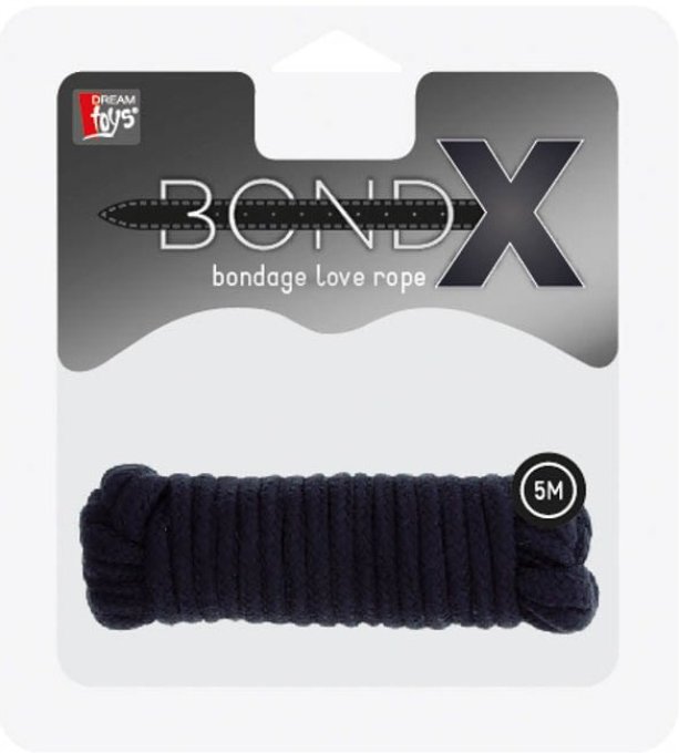 Corde Bondage Fine 5m Noir