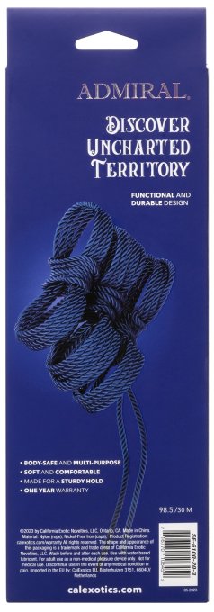 Corde de bondage Admiral 30 mètres Bleue