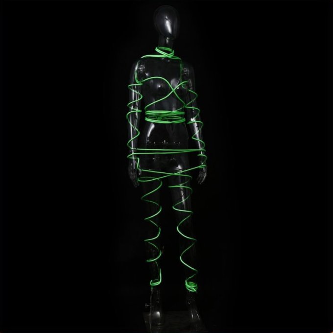 Corde de bondage Luminous 10M Verte