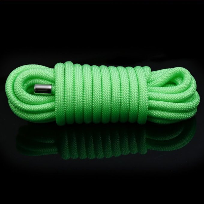 Corde de bondage Luminous 5M Verte