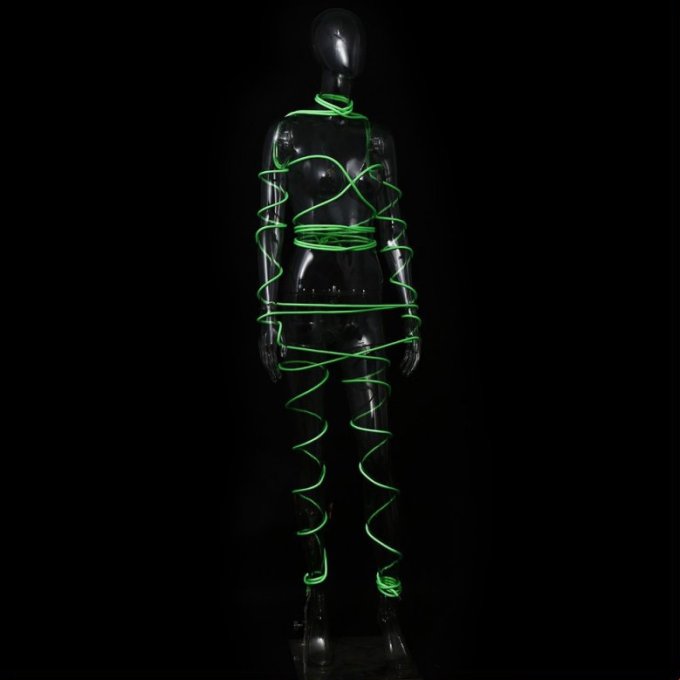 Corde de bondage Luminous 5M Verte