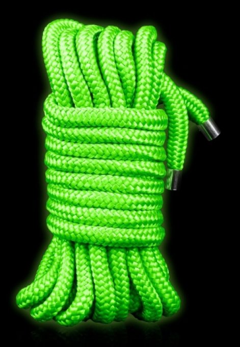 Corde de bondage phosphorescente Glow Rope 5M