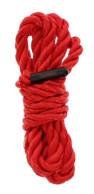 Corde de bondage Taboom 1m50 - Épaisseur 7mm Rouge