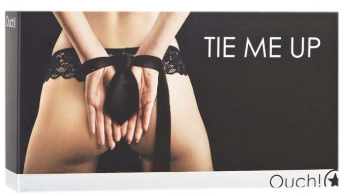 Cravate Bandeau Tie Me Up Noire