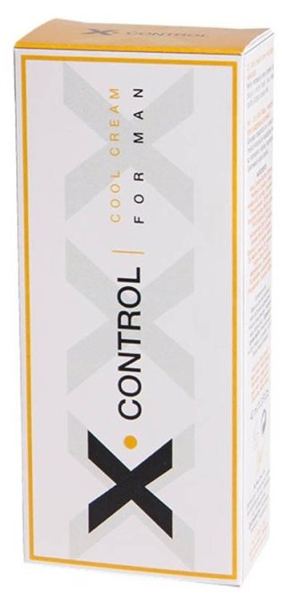 Crème de pénis X Control Menthe 40ml