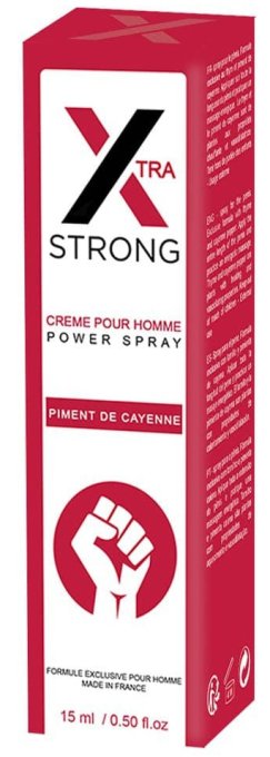 Crème de pénis X Strong Piment 15ml