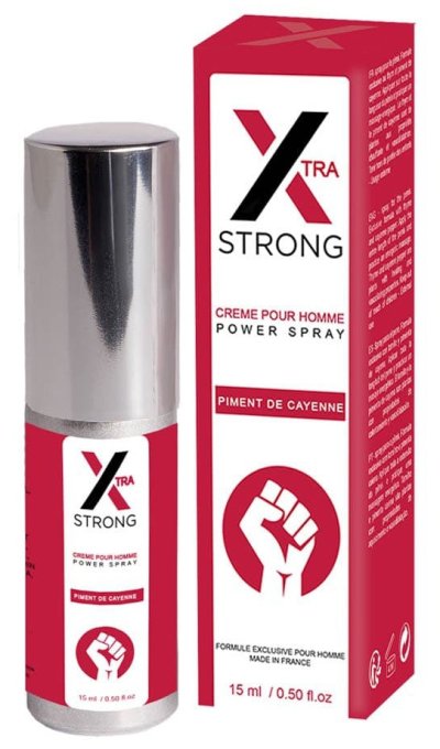 Crème de pénis X Strong Piment 15ml