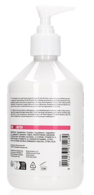 Crème Fist It Butter - Pompe 500ml