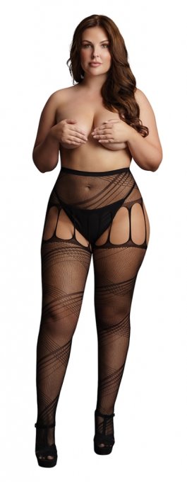 Panty CROTCHLESS CUT-OUT Noir