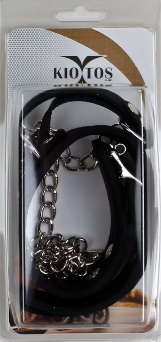 Collier et Laisse Deluxe Collar Noir