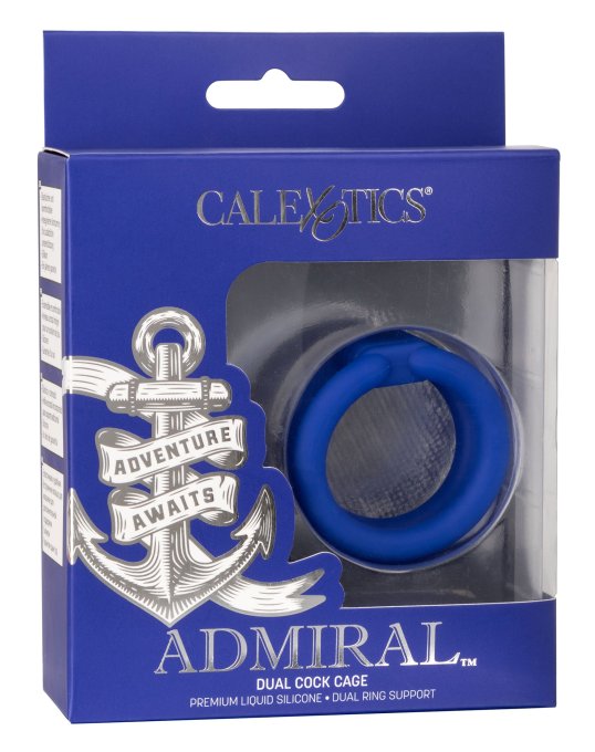 Double Cockring Dual Cock Cage Admiral 32mm