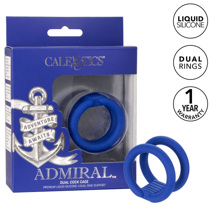 Double Cockring Dual Cock Cage Admiral 32mm