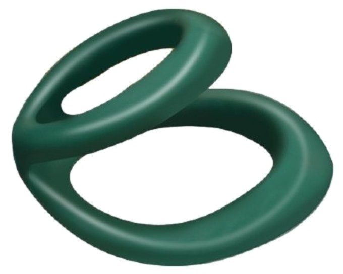 Double Cockring Uplift 40mm Vert