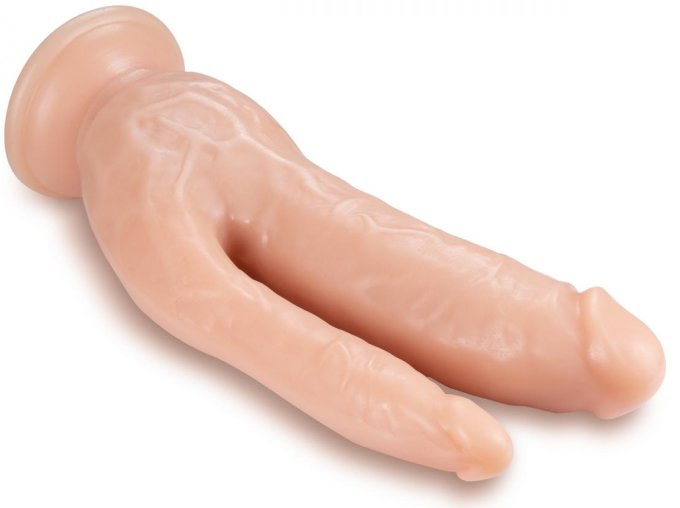 Double gode Dp Cock Dr Skin 18 x 6cm