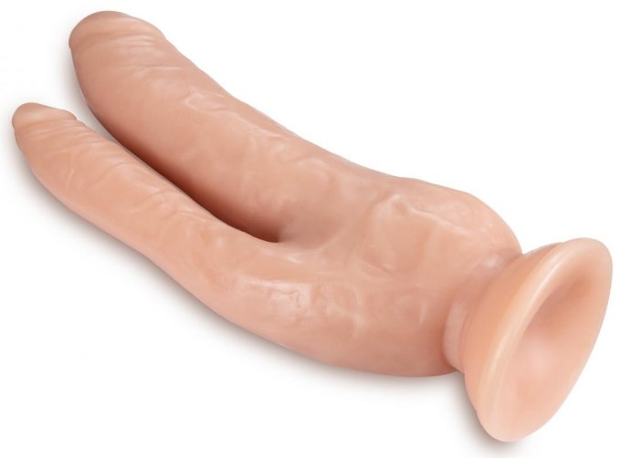 Double gode Dp Cock Dr Skin 18 x 6cm