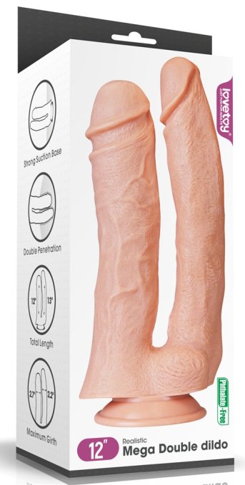 Double Gode MEGA DOUBLE LoveToy 26 x 11cm