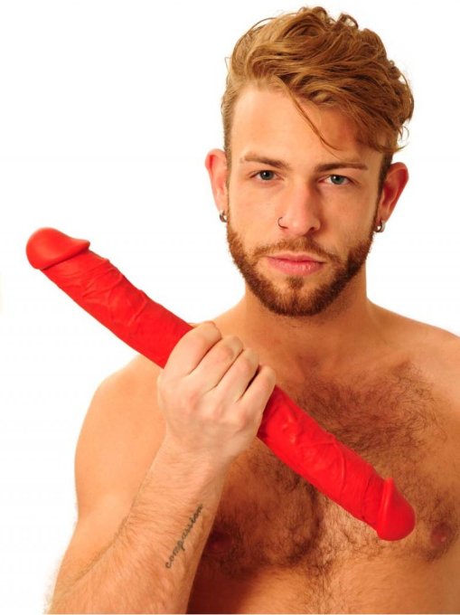 Double gode Stretch N°33 42 x 5cm rouge