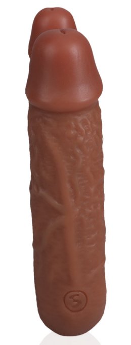 Double Gode U Shape 12 x 3cm Marron