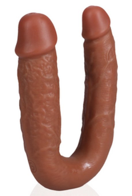 Double Gode U Shape 12 x 3cm Marron