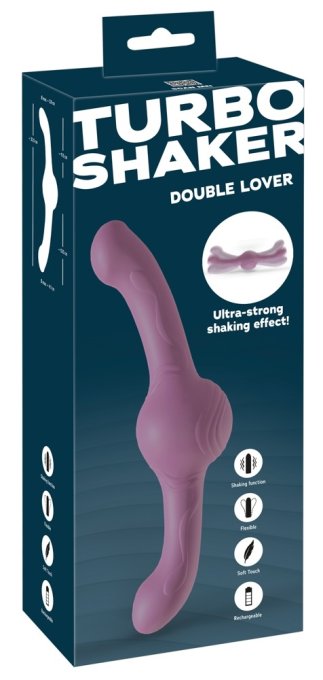 Double Gode vibrant Strong Shaking 12 x 4cm