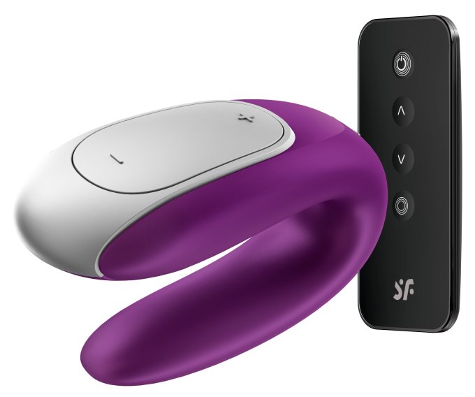 Double stimulateur connecté Double Fun Satisfyer Violet