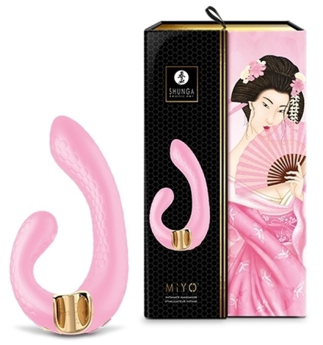 Double stimulateur intime Shunga Miyo Rose