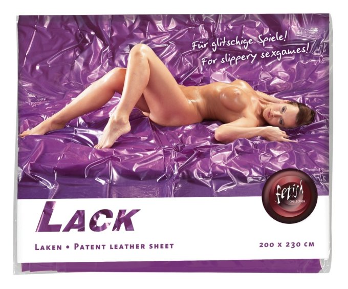 Drap en Vinyl Lack Violet 200 x 230cm