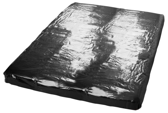 Drap housse en Vinyle Orgy Sheet 220 x 220 cm Noir