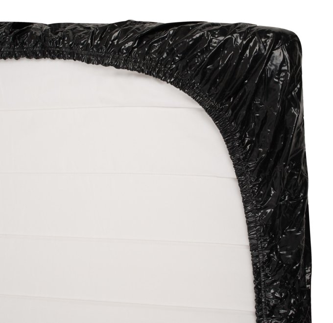 Drap housse en Vinyle Orgy Sheet 220 x 220 cm Noir