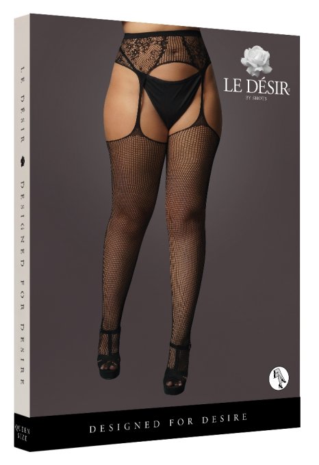 Bas Résille LACE FISHNET Noirs