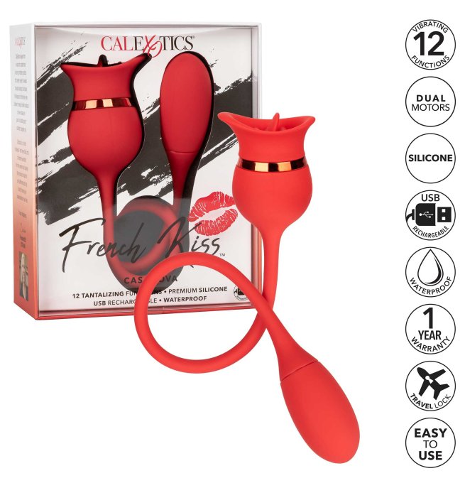 French Kiss Casanova 2 en 1 Rouge