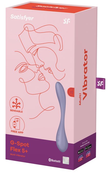 Vibro connecté G-Spot Flex 5+ Satisfyer Mauve