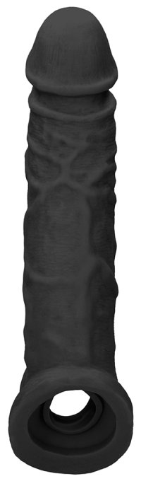 Gaine de pénis Realrock Curve 17 x 4.5cm Noire