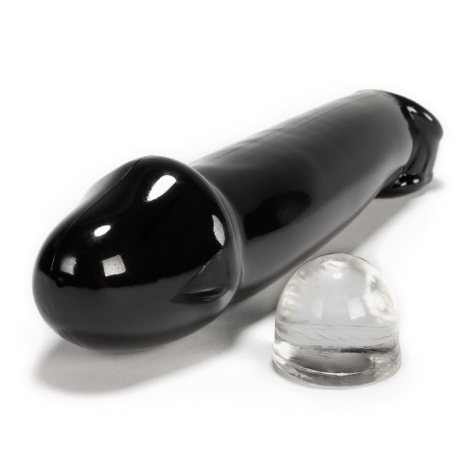 Gaine pour pénis Muscle Oxballs 24 x 5 cm Noir