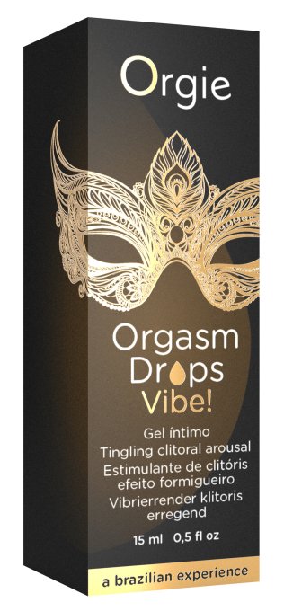 Gel Stimulant pour Clitoris Orgasm Drops Vibe 15ml