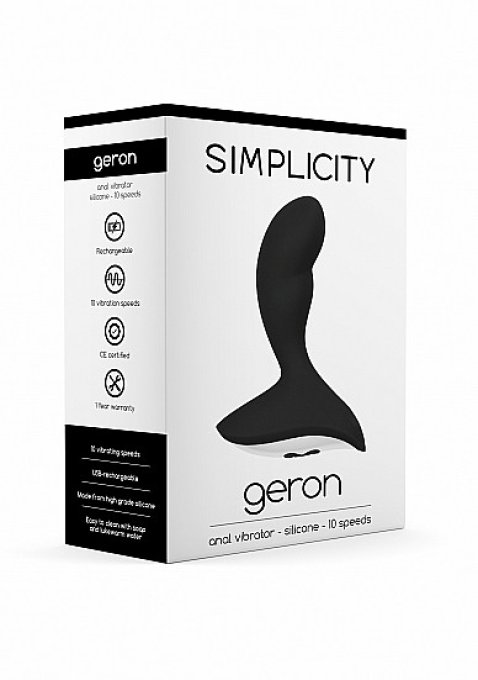 Stimulateur de prostate vibrant Geron Simplicity