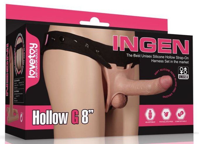 Gode ceinture Hollow G 19.3 x 4.5cm