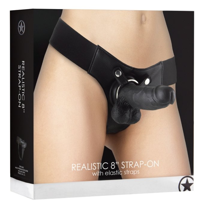 Gode ceinture Realistic Strap-On 16 x 4cm