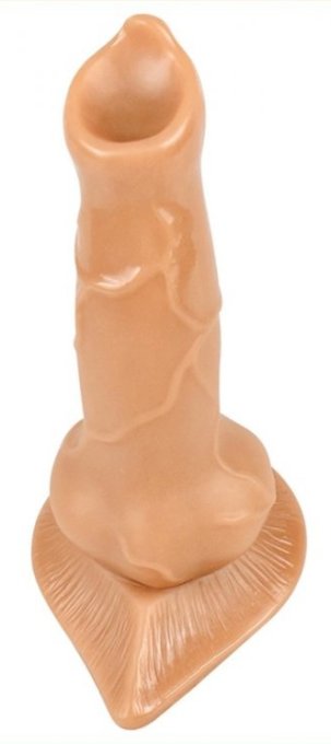 Gode Dog Cock 12 x 4cm Flesh