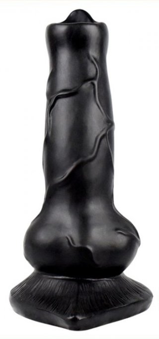 Gode Dog Cock 12 x 4cm Noir