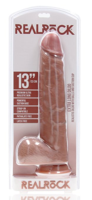 Gode Extra Long 26.5 x 6.5cm Marron